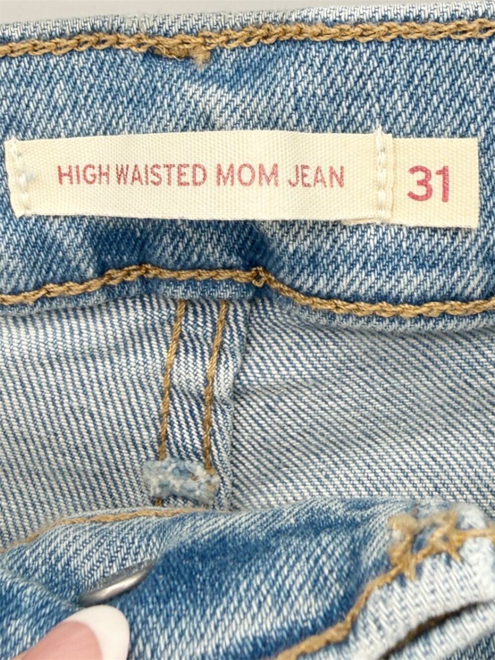 levi's high waisted mom jeans 31 - Picture 6 of 12